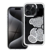 Θήκη Teddy Bear Case Ασημί για Iphone 16 Pro
