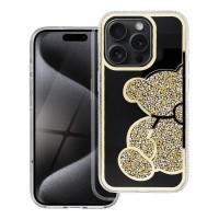 Θήκη Teddy Bear Case Χρυσή για Iphone 16 Pro
