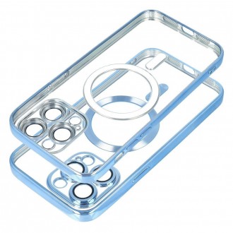 Θήκη Electro Mag Back Cover Σιλικόνης Μπλε για Iphone 16