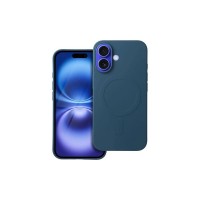 Θήκη Mag Cover Big Hole Back Cover Σιλικόνης Μπλε για Iphone 16 Plus