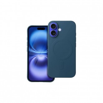 Θήκη Mag Cover Big Hole Back Cover Σιλικόνης Μπλε για Iphone 16 Plus