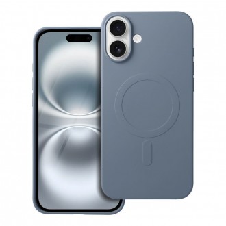Θήκη Big Hole Back Cover Σιλικόνης Ανθεκτική Γαλάζια για Iphone 16 Plus