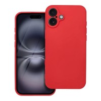 Θήκη Forcell Soft Back Cover Σιλικόνης Κόκκινη για Iphone 16 Plus