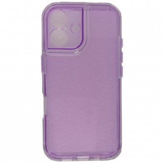 Θήκη Matrix Back Cover Πλαστική Σιλικόνης Διάφανη για 16 iPhone 16 Plus