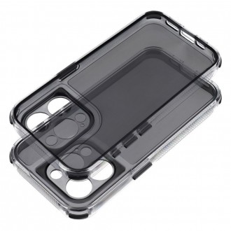 Θήκη Matrix Clear Back Cover Σιλικόνης Μαύρη για iPhone 15 Pro Max