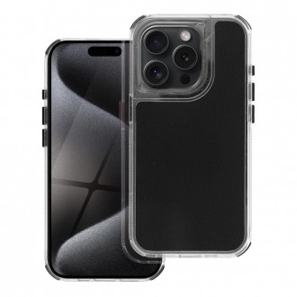 Θήκη Matrix  Back Cover Πλαστική  Σιλικόνης Μαύρη για iPhone 15 Pro Max