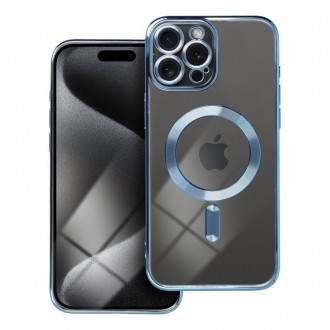 Θήκη Electro Mag Cover Back Cover Σιλικόνης Μπλε για iPhone 15 Pro Max