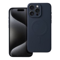 Θήκη Silicone Mag Cover Back Cover Σιλικόνης Μπλε για iPhone 15 Pro Max