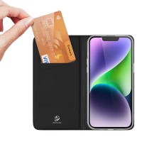 Θήκη Dux Ducis Skin Pro Wallet Μαύρη για iPhone 15 Plus