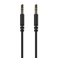 CELEBRAT καλώδιο ήχου 3.5mm AU-01, AUX, 1m, μαύρο