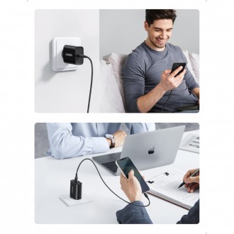 Ugreen Φορτιστής με Θύρα USB-C και Καλώδιο Lightning 20W Power Delivery Μαύρος (CD137)