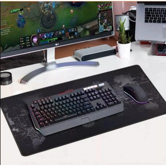 Gaming mouse pad pad AK135B, 80x30x0.3cm, μαύρο