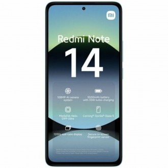 Xiaomi Redmi Note 14 4G NFC Dual SIM (6GB/128GB) Μπλέ