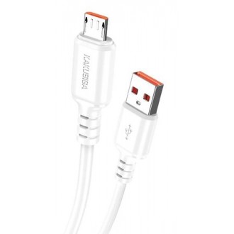 KAKUSIGA καλώδιο micro USB σε USB KSC-982, 3A, 480Mbps, 1m, λευκό