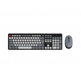 Πληκτρολόγιο και Ποντίκι AULA AC308 Ασύρματο Μαύρο US-GR