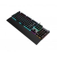 Aula F2058 Gaming Μηχανικό Πληκτρολόγιο με Custom Blue διακόπτες και RGB φωτισμό Μαύρο Γκρί GR