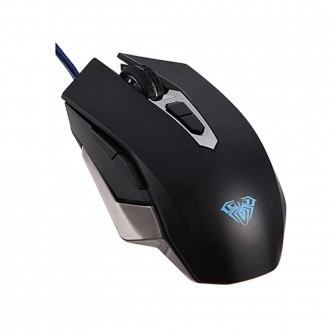 ΠΟΝΤΙΚΙ AULA S50 RGB ΕΝΣΥΡΜΑΤΟ USB ΜΑΥΡΟ