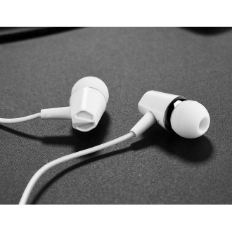 Hoco M34 In-ear Handsfree με Βύσμα 3.5mm Λευκό