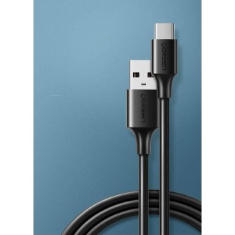 Ugreen USB 2.0 Cable USB-C male - USB-A 60W Μαύρο 1m (60116)