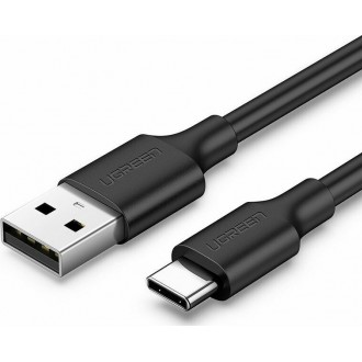 Ugreen USB 2.0 Cable USB-C male - USB-A 60W Μαύρο 1m (60116)