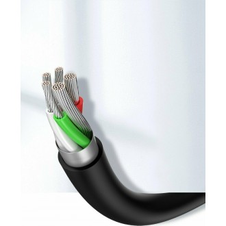 Ugreen USB 2.0 Cable USB-C male - USB-A 60W Μαύρο 1m (60116)