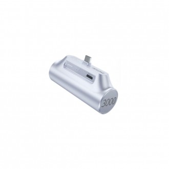 Power Bank 3000mAh 10W WK WP-07 USB-C 1 Θέσης Λευκό