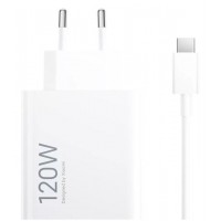 Xiaomi Φορτιστής με Θύρα USB-A και Καλώδιο USB-C 120W Λευκός (HyperCharge Combo)