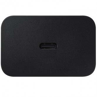 Samsung Φορτιστής με Θύρα USB-C και Καλώδιο USB-C - USB-C 45W Power Delivery Μαύρος (EP-T4511X)