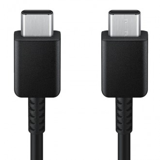 Samsung Φορτιστής με Θύρα USB-C και Καλώδιο USB-C - USB-C 45W Power Delivery Μαύρος (EP-T4511X)