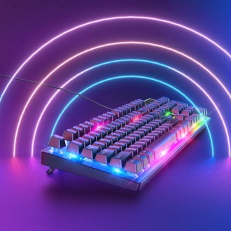 Σετ Πληκτρολόγιο και Ποντίκι Ενσύρματα Hoco GM18 Luminous 104 Πλήκτρα Μαύρο