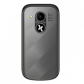 Maxcom MM815 2.4" με Καμερα, Ραδιοφωνο και Πληκτρο Εκτακτης Αναγκης 1000 mAh Γκρί