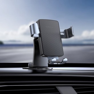 Borofone Βάση Κινητού Αυτοκινήτου με Ρυθμιζόμενα Άγκιστρα Μαύρη