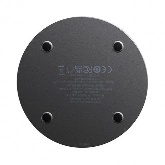 Baseus Ασύρματος Φορτιστής (Qi Pad) και Καλώδιο USB-C 15W Μαύρος (Simple 2 BS-W530)