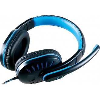 Noozy GH-35 Over Ear Gaming Headset με σύνδεση 3.5mm Μπλε
