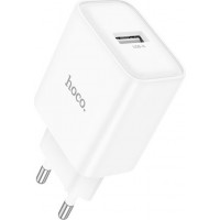 Hoco Φορτιστής Χωρίς Καλώδιο με Θύρα USB-A 10W Power Delivery Λευκός (DC72)