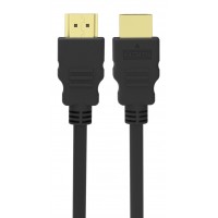 POWERTECH καλώδιο HDMI CAB-H178 με Ethernet, 4K/30Hz, 10.2 Gbps, 10m, μαύρο