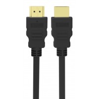 POWERTECH καλώδιο HDMI CAB-H180 με Ethernet, 4K/60Hz, 18 Gbps, 15m, μαύρο