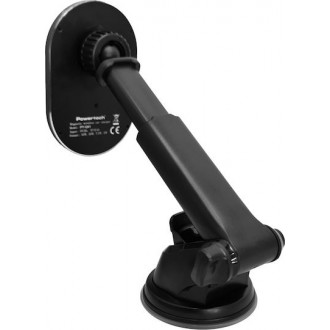 POWERTECH ασύρματος φορτιστής & βάση αυτοκινήτου PT-1241, 15W, μαύρος