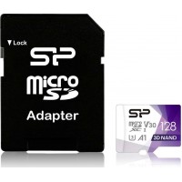 SILICON POWER κάρτα μνήμης microSDXC Superior, 128GB, C10 UHS-I U3 A1 V30