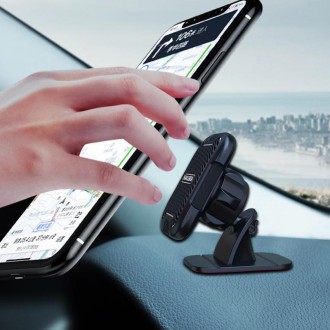KAKUSIGA βάση smartphone αυτοκινήτου KSC-426B για ταμπλό, μαγνητική, μαύρη