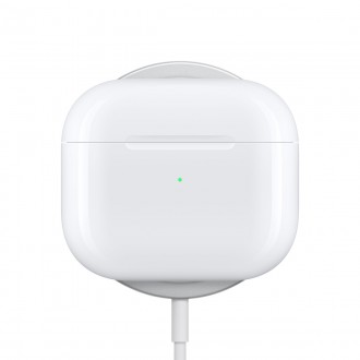 Apple AirPods (3rd generation) with MagSafe Charging Case Earbud Bluetooth Handsfree Ακουστικά με Αντοχή στον Ιδρώτα και Θήκη Φόρτισης Λευκά