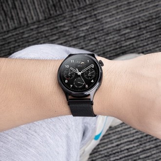 Watchband Hoco WH02 Simple Beauty Series για Samsung Huawei Xiaomi Vivo OPPO κα 22mm Universal Magnetic Steel Μαύρο