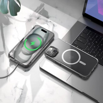 Θήκη Hoco Magnetic Series Airbag Anti-Fall Protective για Apple iPhone 15 Διάφανη