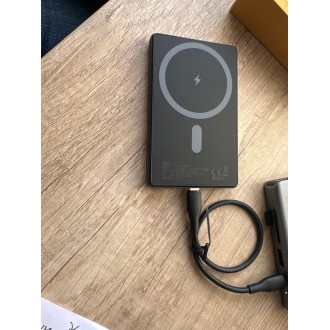 Powertech PT-1171 MagSafe Power Bank 5000mAh 15W Quick Charge 3.0 / Quick Charge 2.0 Γκρι