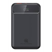 Usams CD214 Mosaic Series Power Bank 10000mAh 20W με Θύρα USB-A και Θύρα USB-C Power Delivery / Quick Charge 3.0 Μαύρο