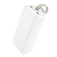 Hoco J111B Power Bank 30000mAh με 2 Θύρες USB-A και Θύρα USB-C Λευκό