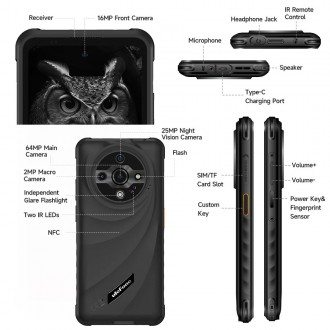 ULEFONE smartphone Armor X31 Pro, 6.56", 8/256GB, 5G, 6050mAh, IP68/IP69K,
