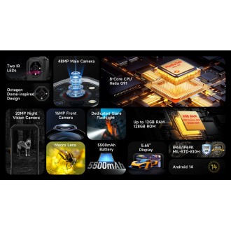 Ulefone Armor X32 Dual SIM (6/128GB) Future Black