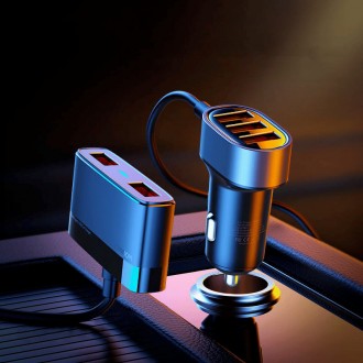 Joyroom JR-CL03 Φορτιστής Αυτοκινήτου 21W 6.2A με Θύρες: 5xUSB Μαύρο Χρώμα