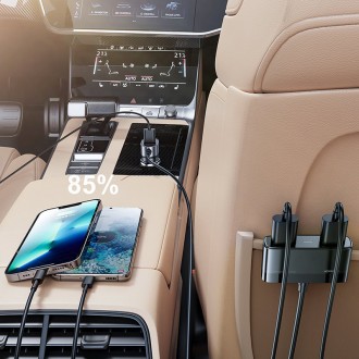 Joyroom JR-CL03 Pro Φορτιστής Αυτοκινήτου 45W με Θύρες: 5xUSB Μαύρο Χρώμα